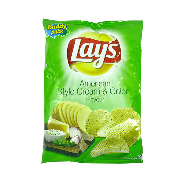 Lays American Style Cream &amp; Onion - Online Grocery Delivery