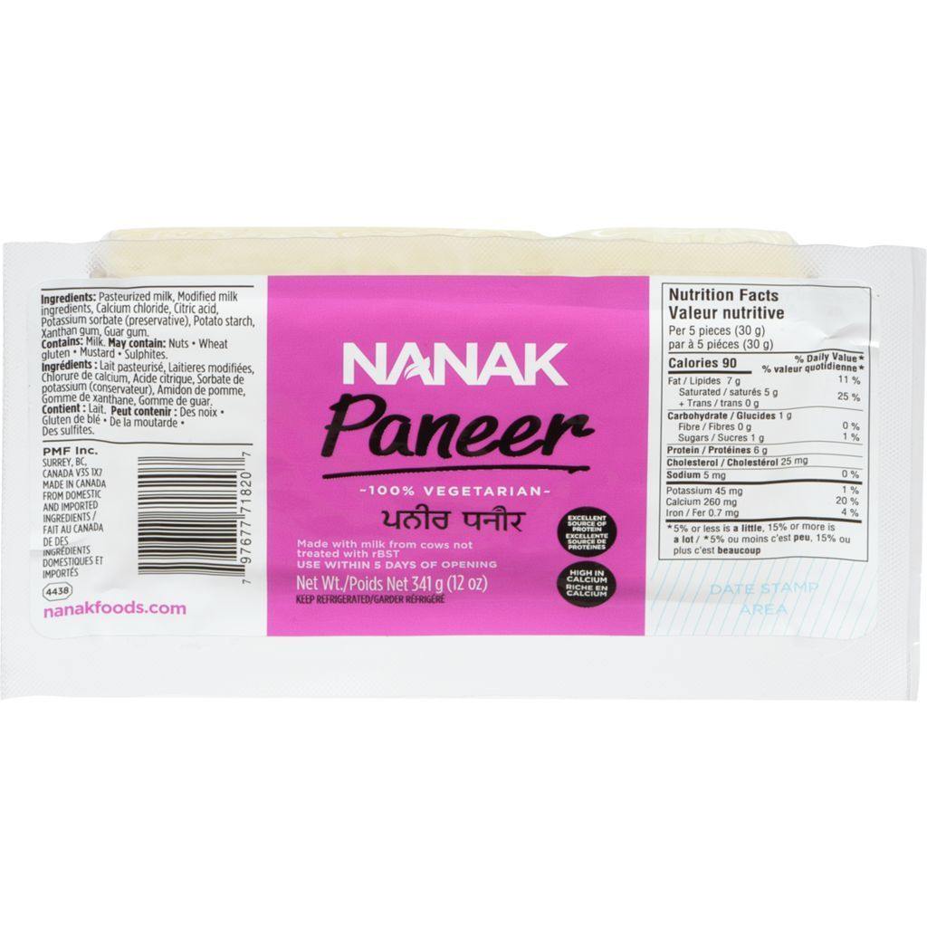 Nanak Paneer 341G - Cartly - Indian Grocery Store