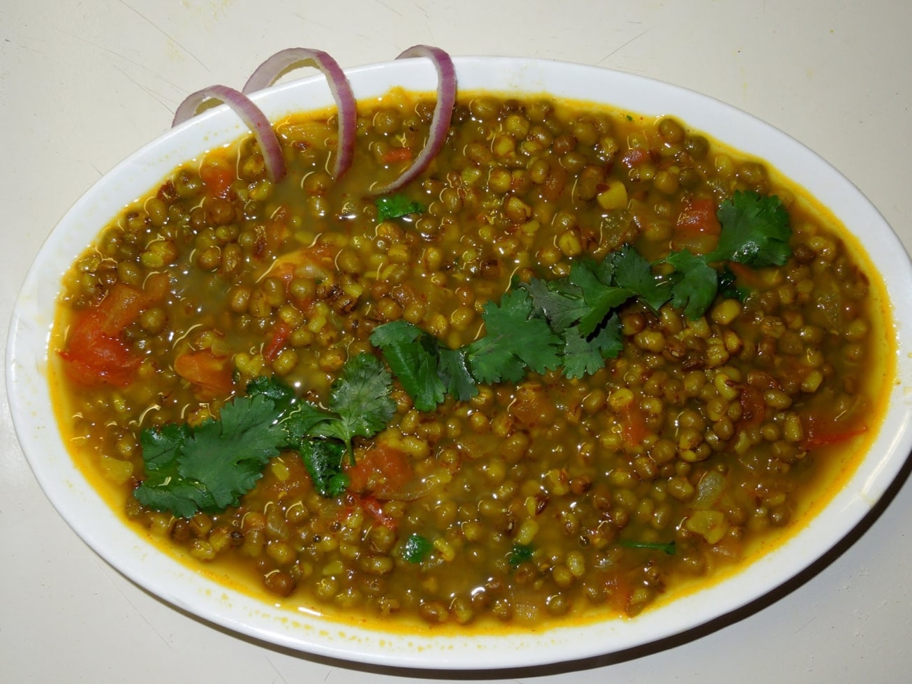 Green Moong Dal | Green Gram Curry | Sabut Moong Dal Curry Recipe | Indian Restaurant | Cartly