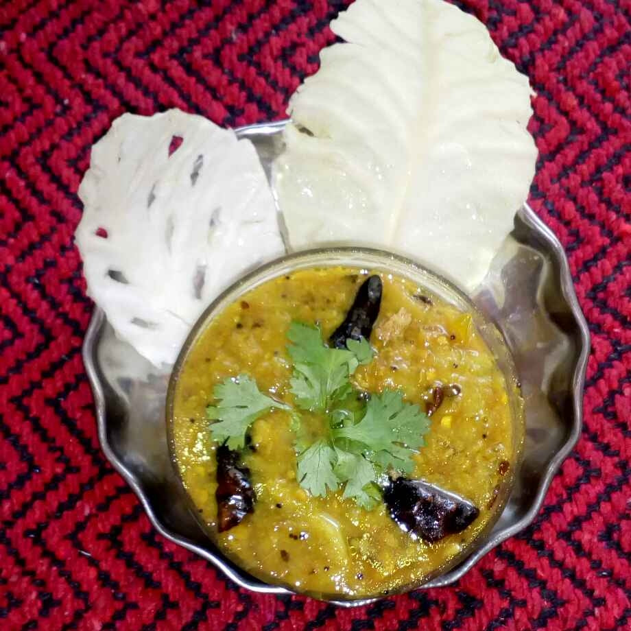 Dry Cabbage Bengal Gram Curry 