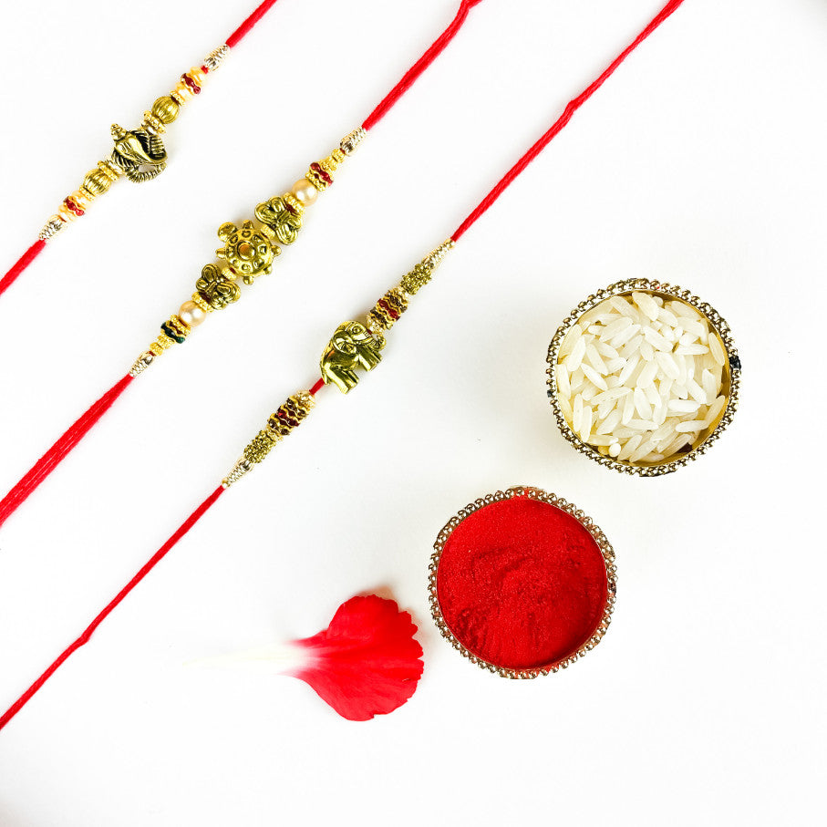 Set of 3 Classic Rakhis