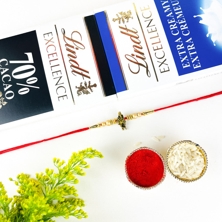 Krishna Rakhi With Lindtt Collection