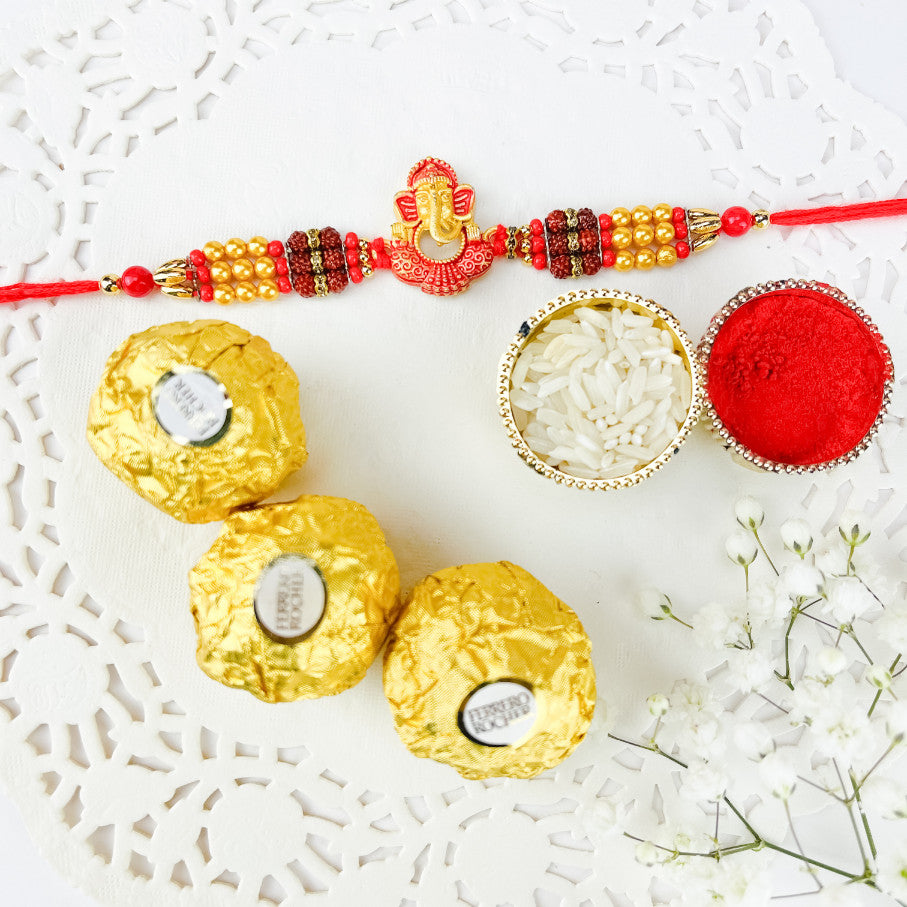 Ganesh Rakhi With Rocher