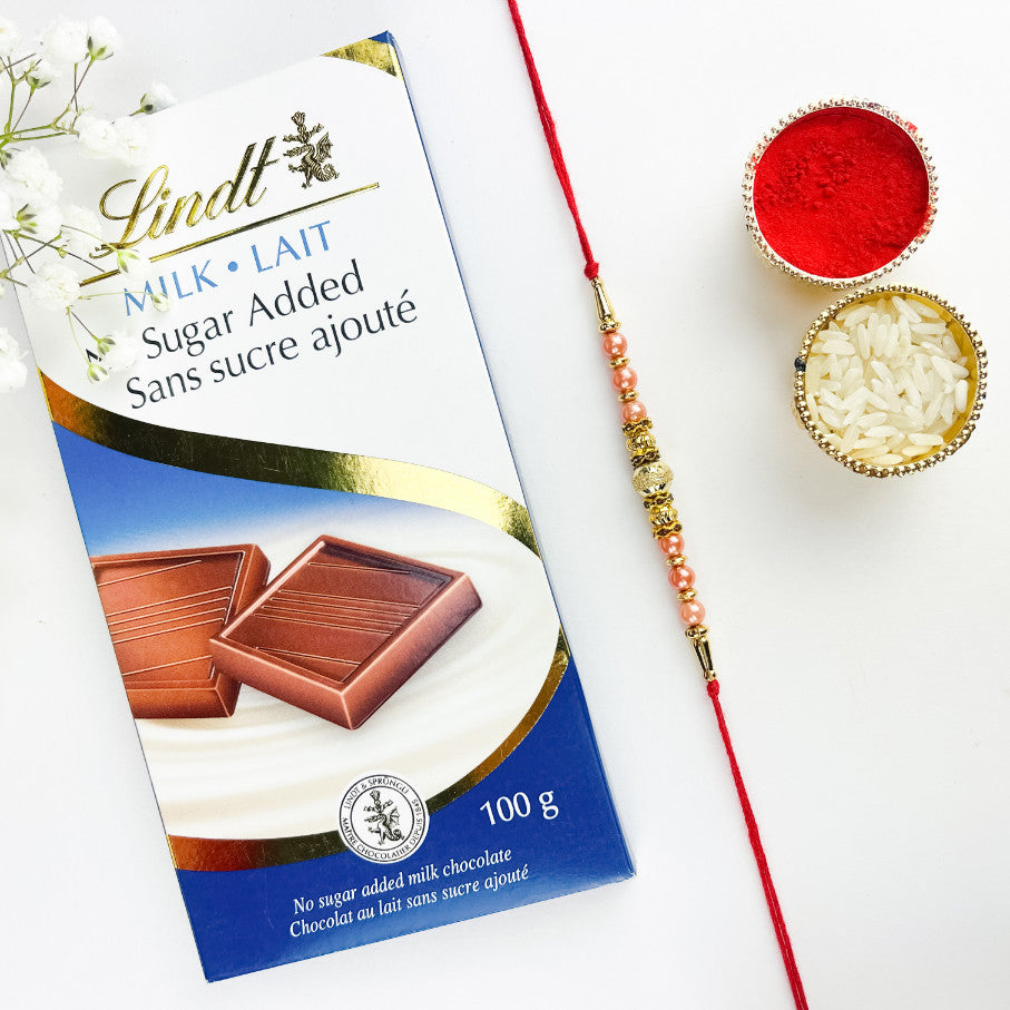 Good Luck Rakhi With Lindtt
