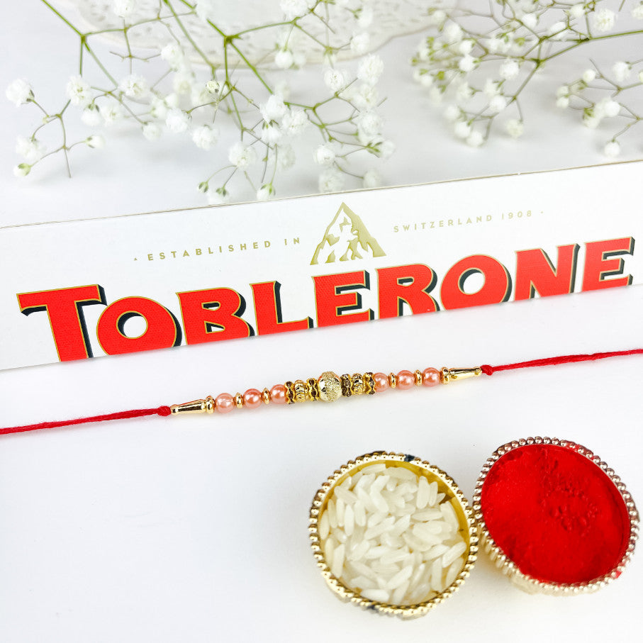 Good Luck Rakhi With Toblerone