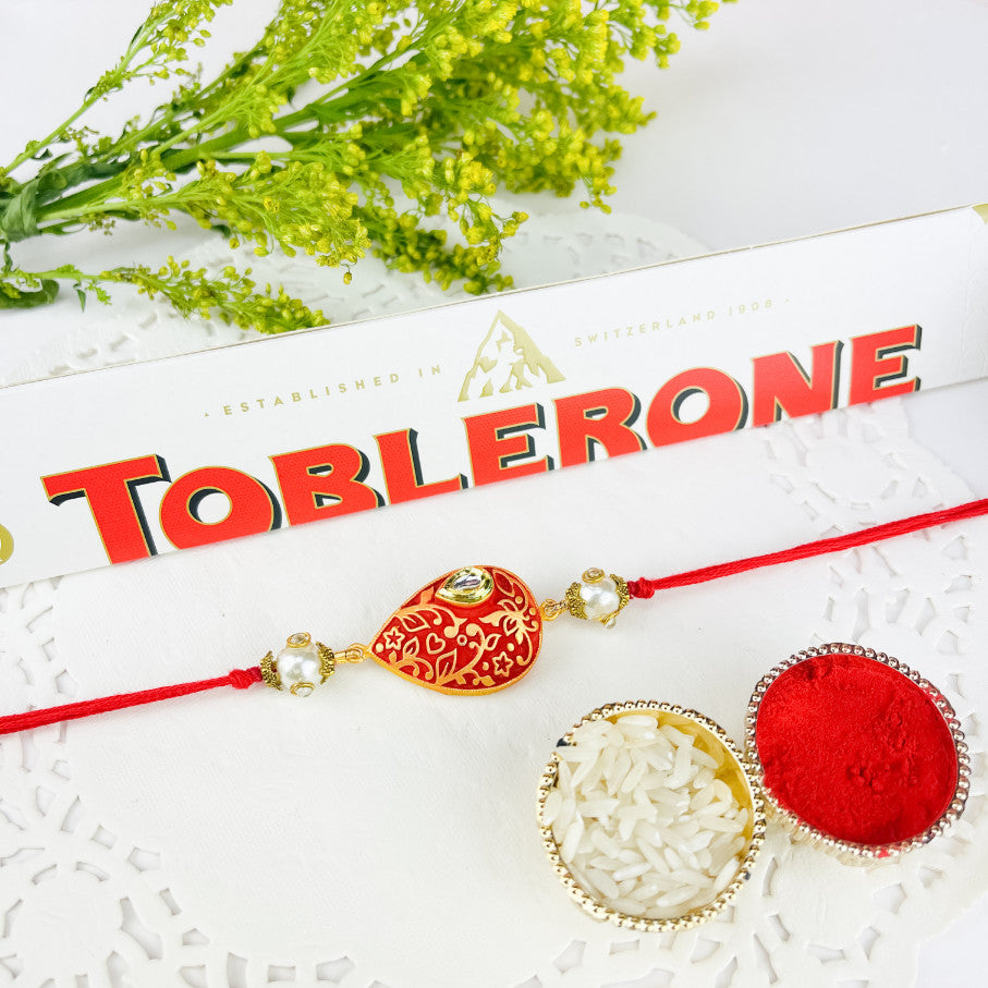 Kundan Rakhi Toblerone