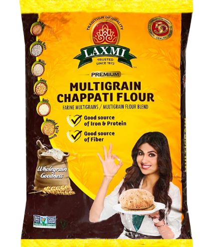 Laxmi multigrain chapati flour 20lbs - Cartly