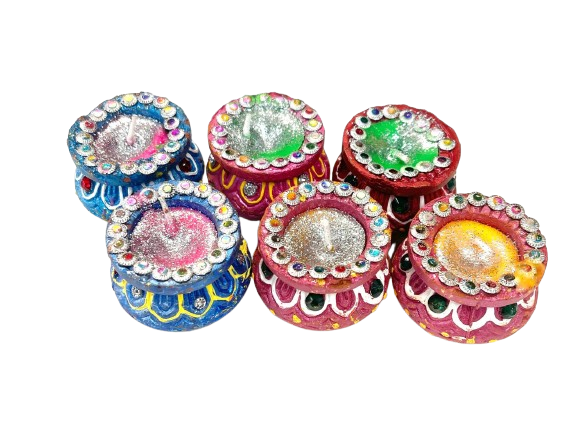 Fancy Makti Diya 6pcs