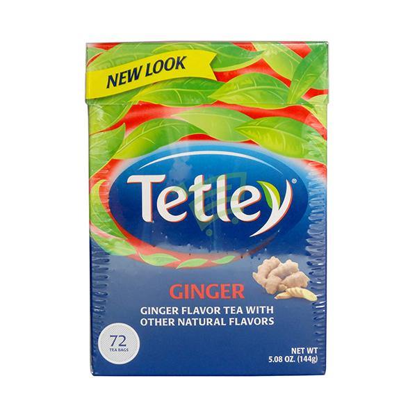 Indian Grocery Store -Tetley Ginger Flavour 72 Tbags - Cartly
