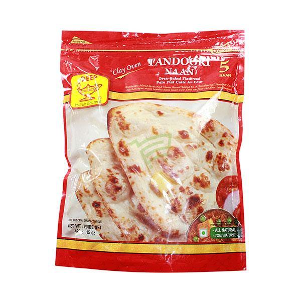 Deep Frozen Tandoori Naan 5pcs - Cartly - Indian Grocery Store