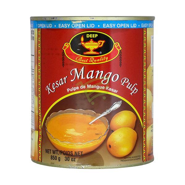 Indian Grocery Store -Deep Kesar Mango Pulp 850g - Cartly