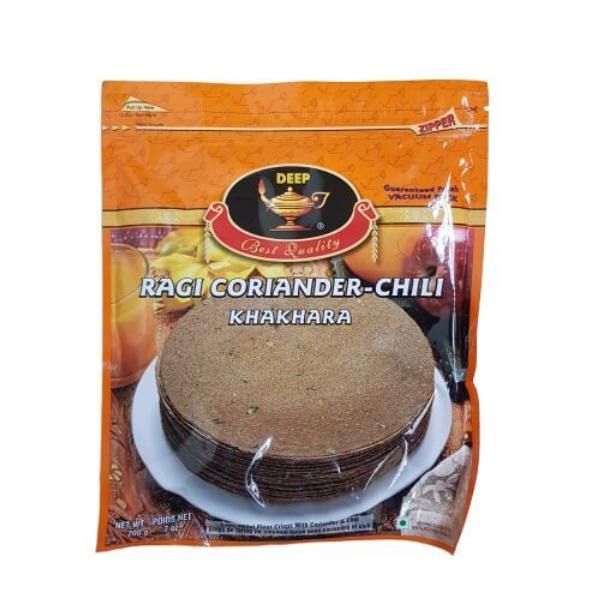 Indian Grocery Store - Ragi Coriander-Chilli Khakhra