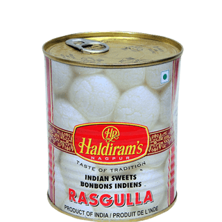 Haldiram&#39;s Rasgulla Tin 1Kg - Cartly - Indian Grocery Store