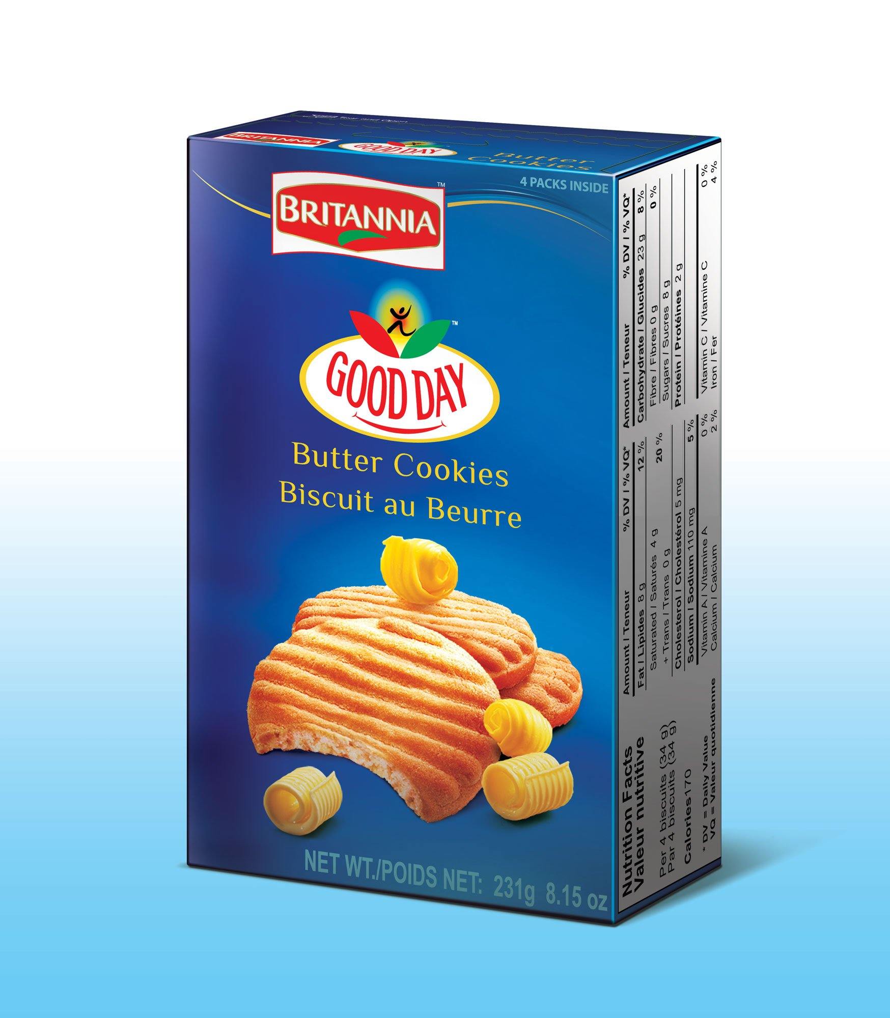 Britannia Butter Cookies 231G - Cartly - Indian Grocery Store