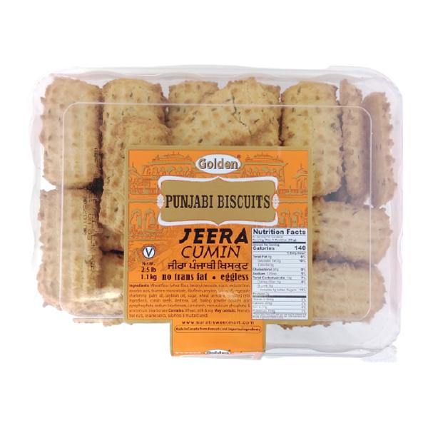 Indian Grocery Store - Golden Punjabi Jeera Biscuits