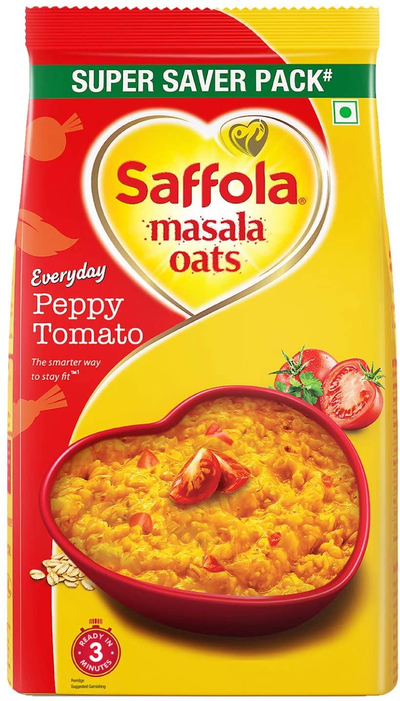 Saffola Masala Oats Peppy Tomato 500G - Cartly - Indian Grocery Store