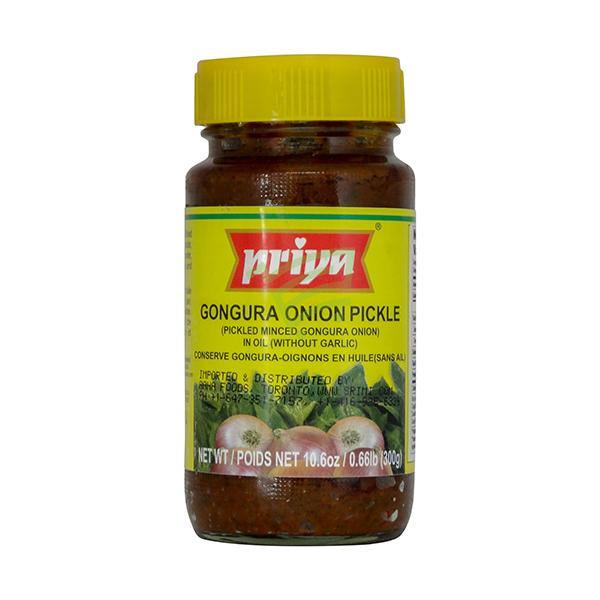 Priya Gongura Onion Pickle - Indian Grocery Store