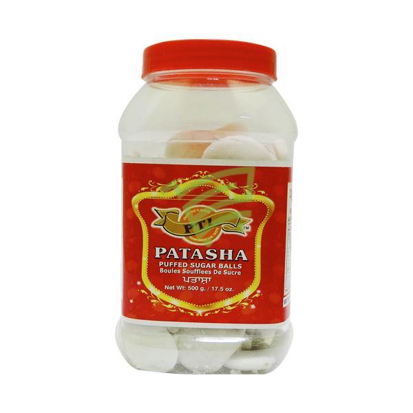 PTI Patasha Puffed Sugar Balls 500G - Indian Grocery Store - Cartly