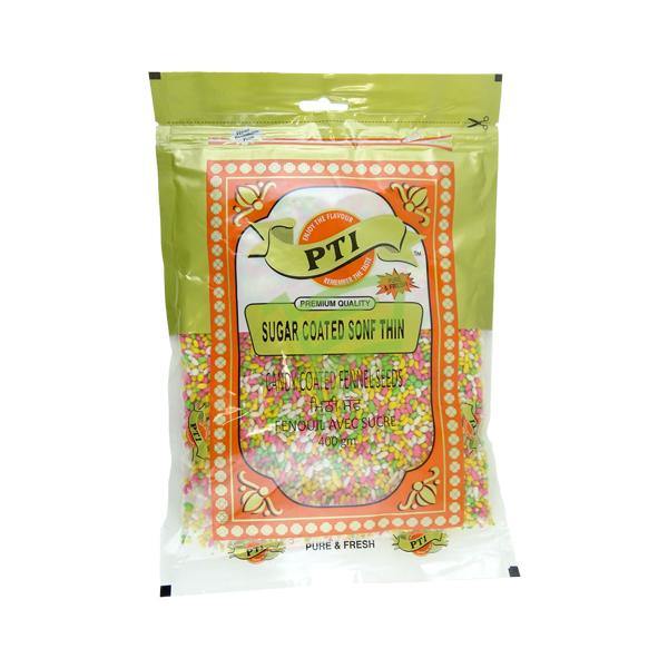 PTI Sugar Coated Sonf Thin - Indian Grocery Store