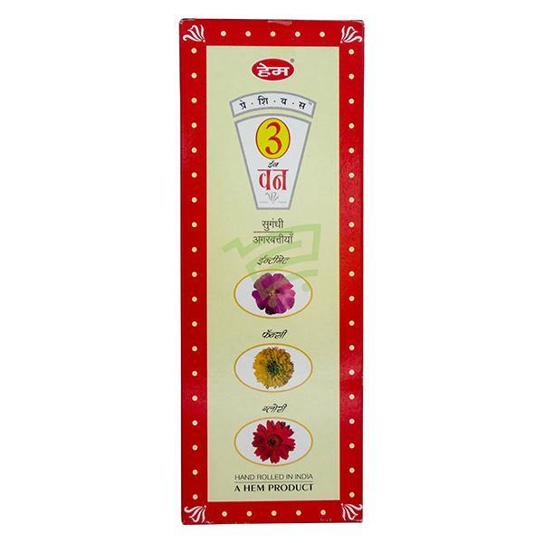 Hem 3 In One Incense Sticks 6 packs - Cartly - Indian Grocery Store
