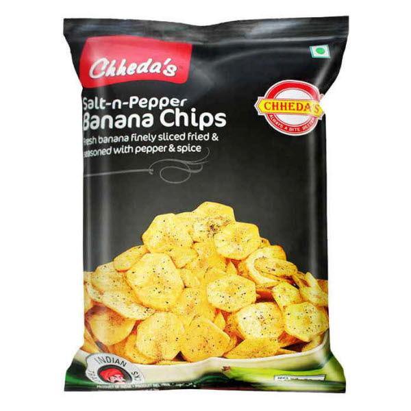 Indian Grocery Store -Chheda'S Salt And Pepper Banana Chips