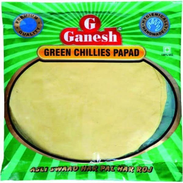 Ganesh Green Chillies Papad - Grocery Delivery Toronto