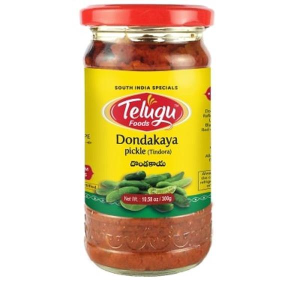 Telugu Tindora / Dondakaya Pickle 300g - Cartly - Indian Grocery Store