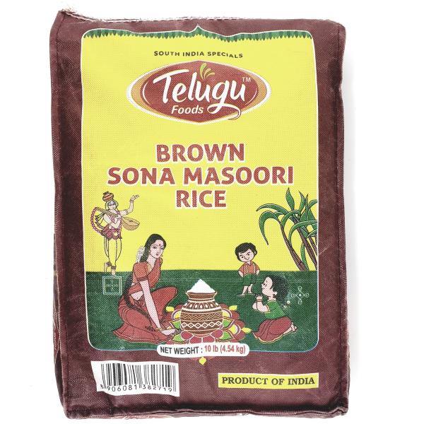 Indian Grocery Store - Telugu Brown Sonamasoori Rice