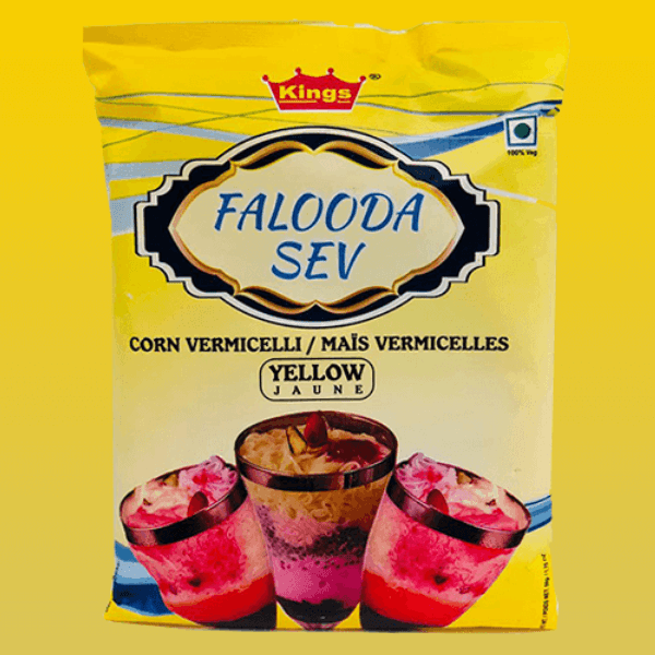 King Falooda Sev Yellow 50g - Cartly - Indian Grocery Store