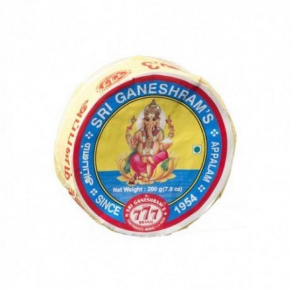 777 SRI GANESH APPALAM 200G - Cartly - Indian Grocery Store