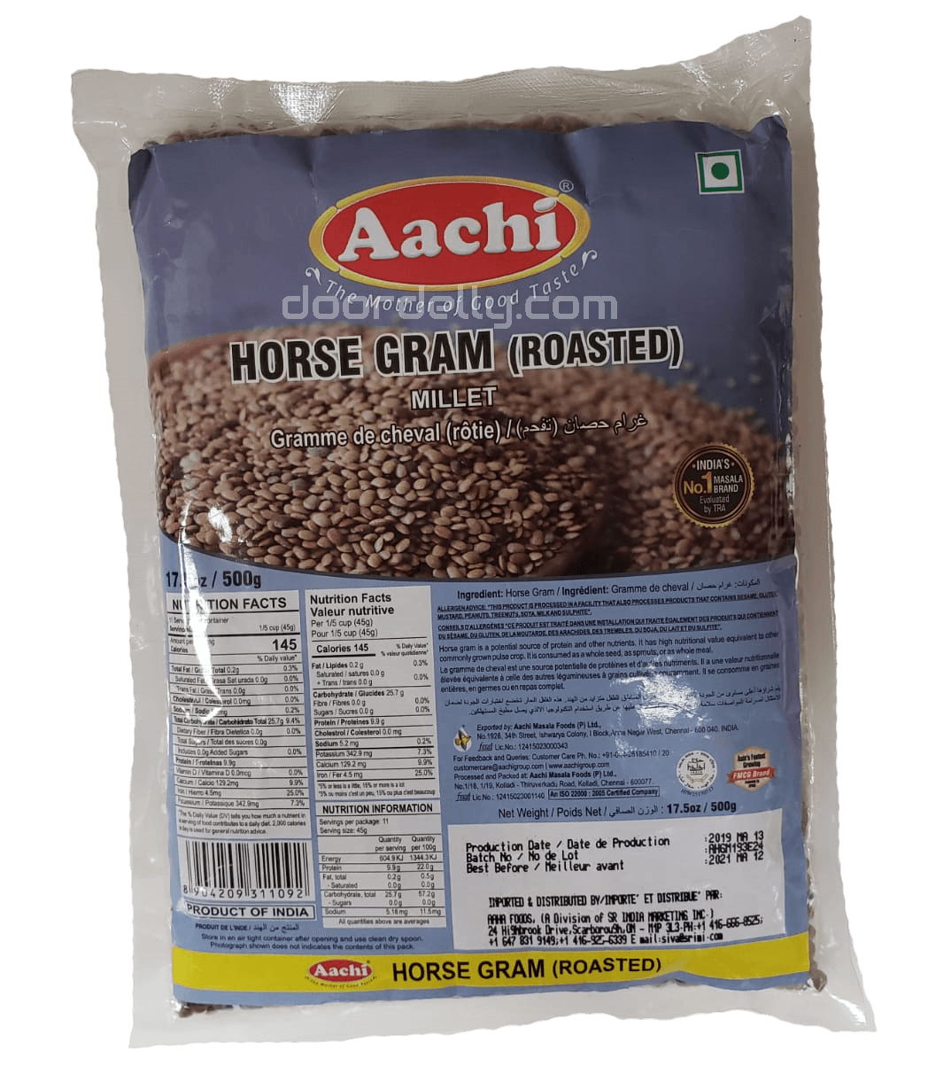 Aachi Horse Gram(Roasted) 500G - Cartly - Indian Grocery Store