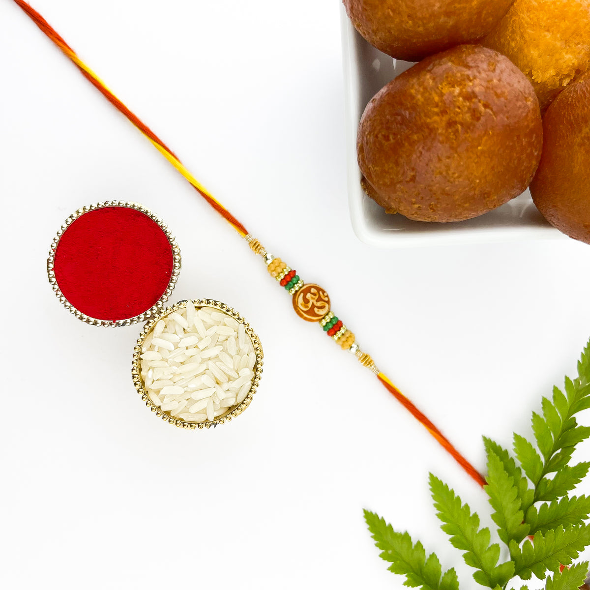 Traditional Rakhi with Gulab Jamun