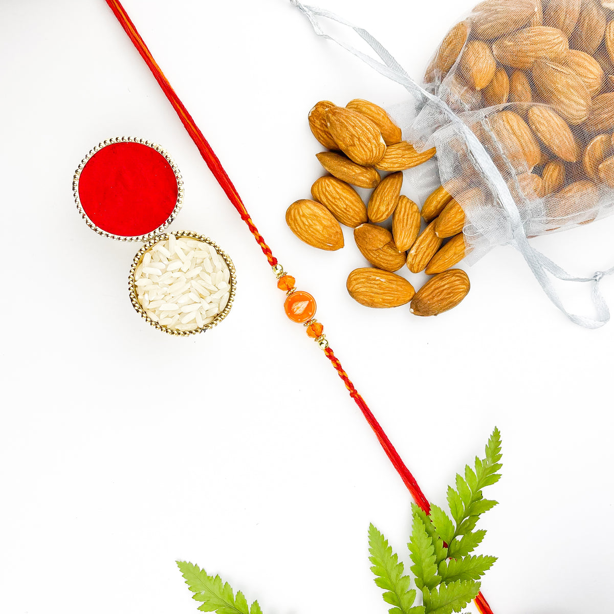 Traditional Rakhi with Almonds