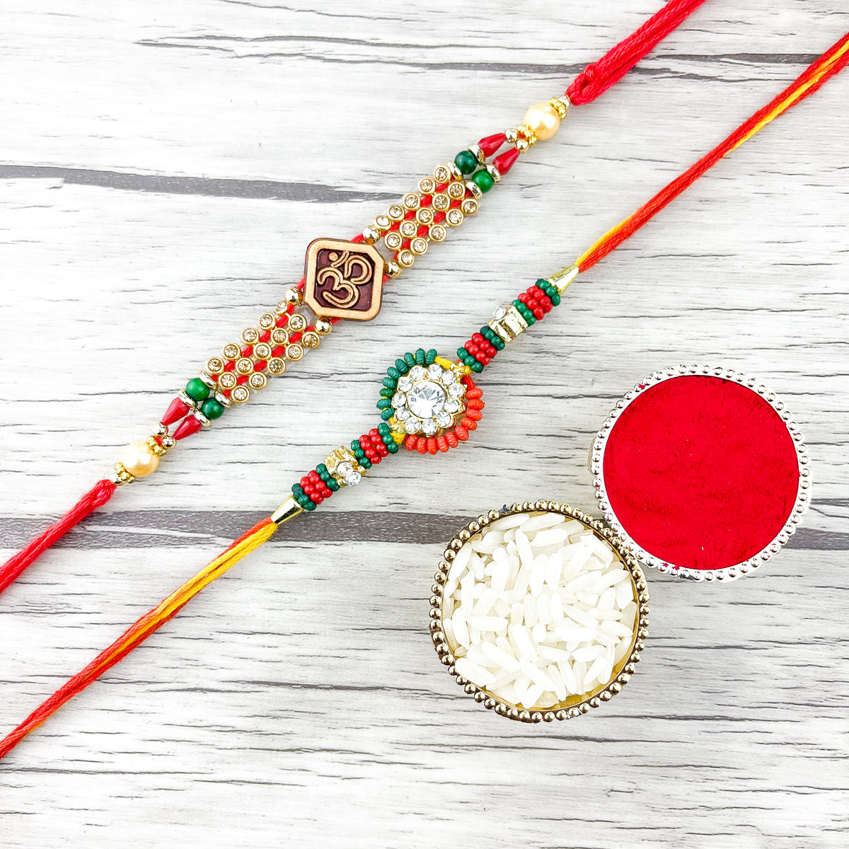 Set of 2 Traditional Rakhis