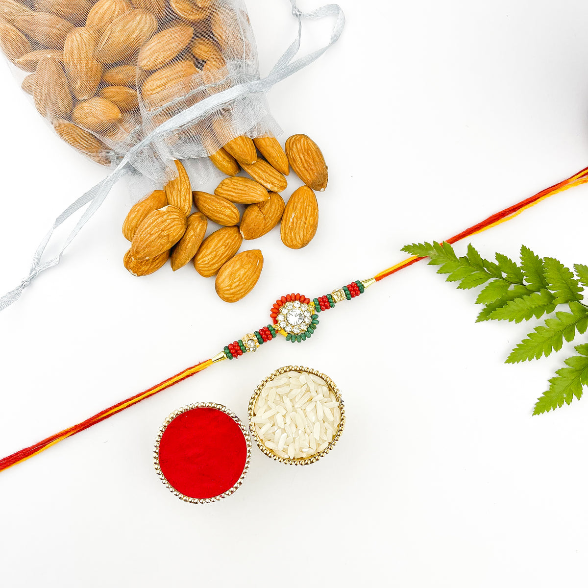 Traditional Rakhi with Almonds