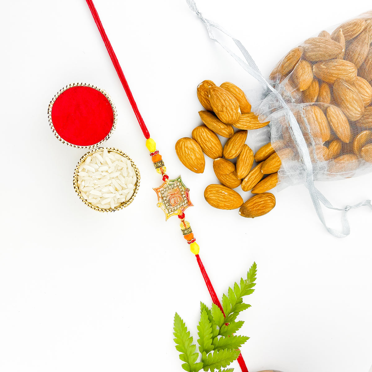 Traditional Rakhi with Almonds