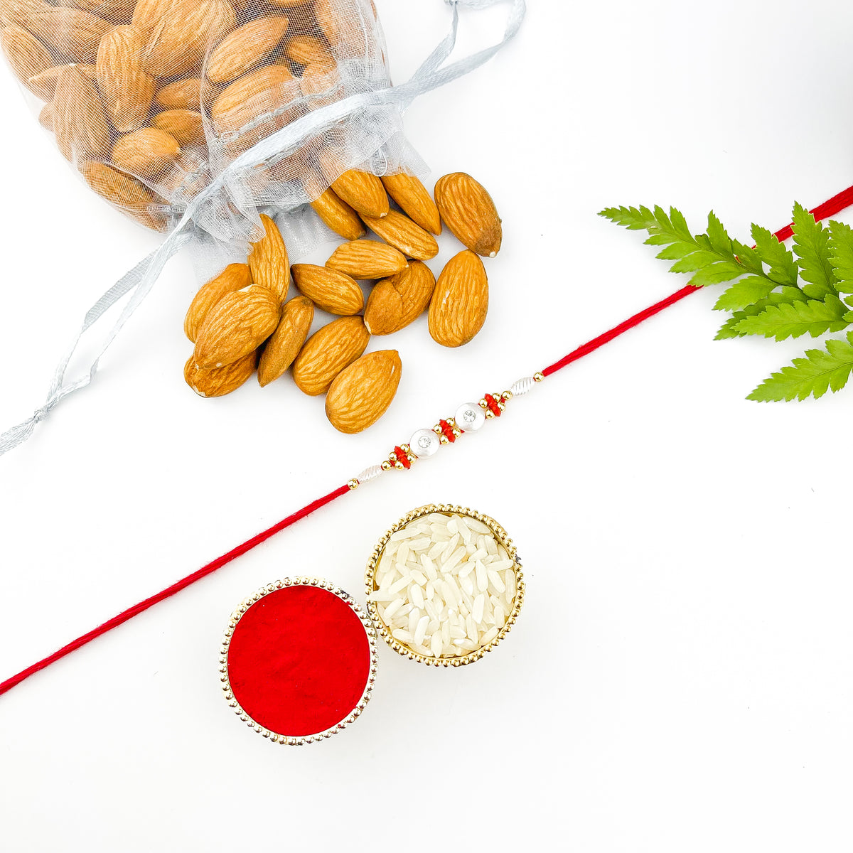 Traditional Rakhi with Almonds