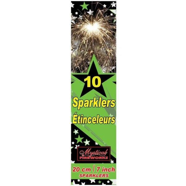7 inch sparklers 10 per package - Cartly - Indian Grocery Store