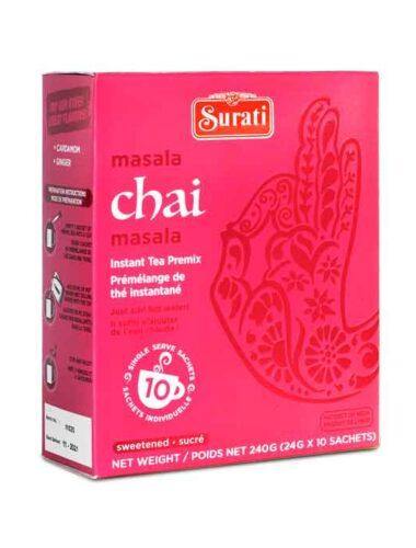 Surati Instant Masala Chai (Tea) (24G x 10 Sachets) 240g - Cartly