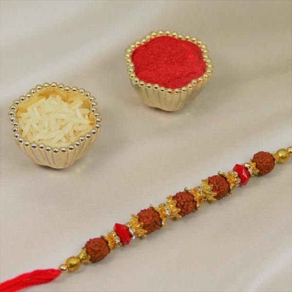 Rudraksha Rakhi - Cartly - Indian Grocery Store